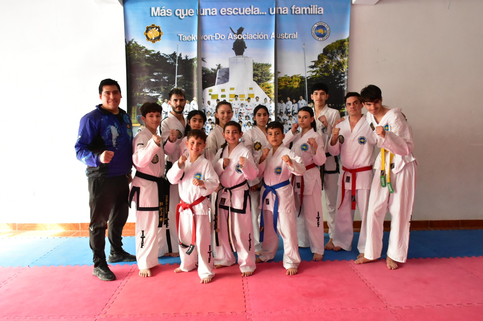 La escuela Taekwon-Do Asociación Austral al Campeonato Sudamericano en Mar del Plata