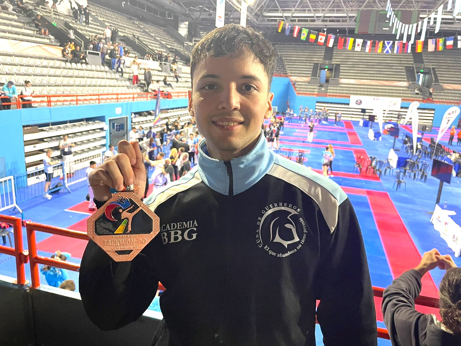  Micael Ruhmling hizo podio en la Copa del Mundo de Taekwondo ITF