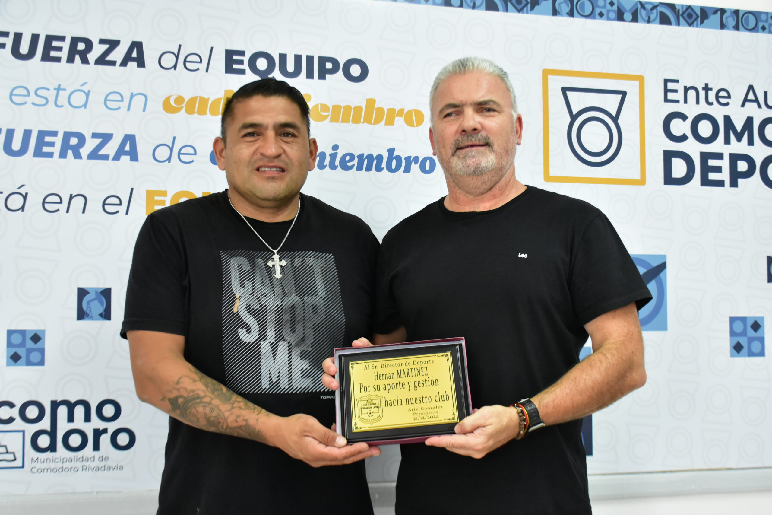 Los veteranos de Laprida mejoran la iluminación de su predio