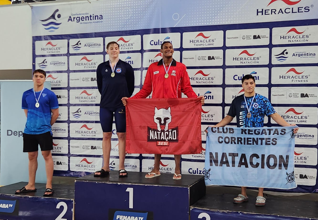 Natación: Luna Aseff y Soria hicieron podio en el Campeonato República de Juveniles