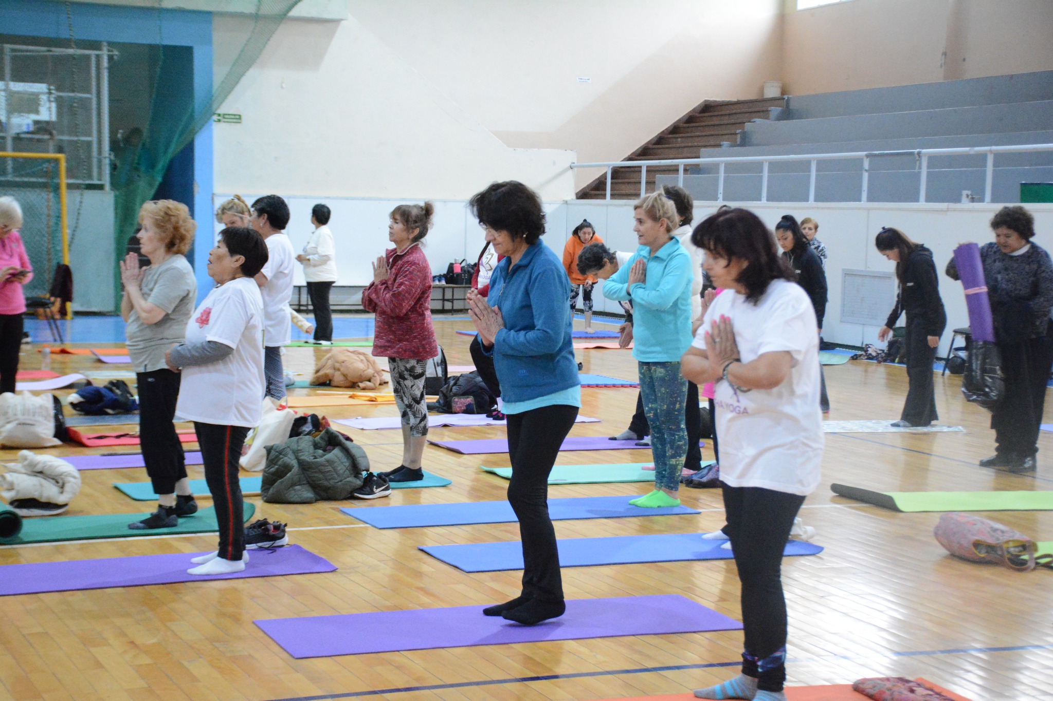 Día Internacional del Yoga: Se vivió una verdadera fiesta solidaria
