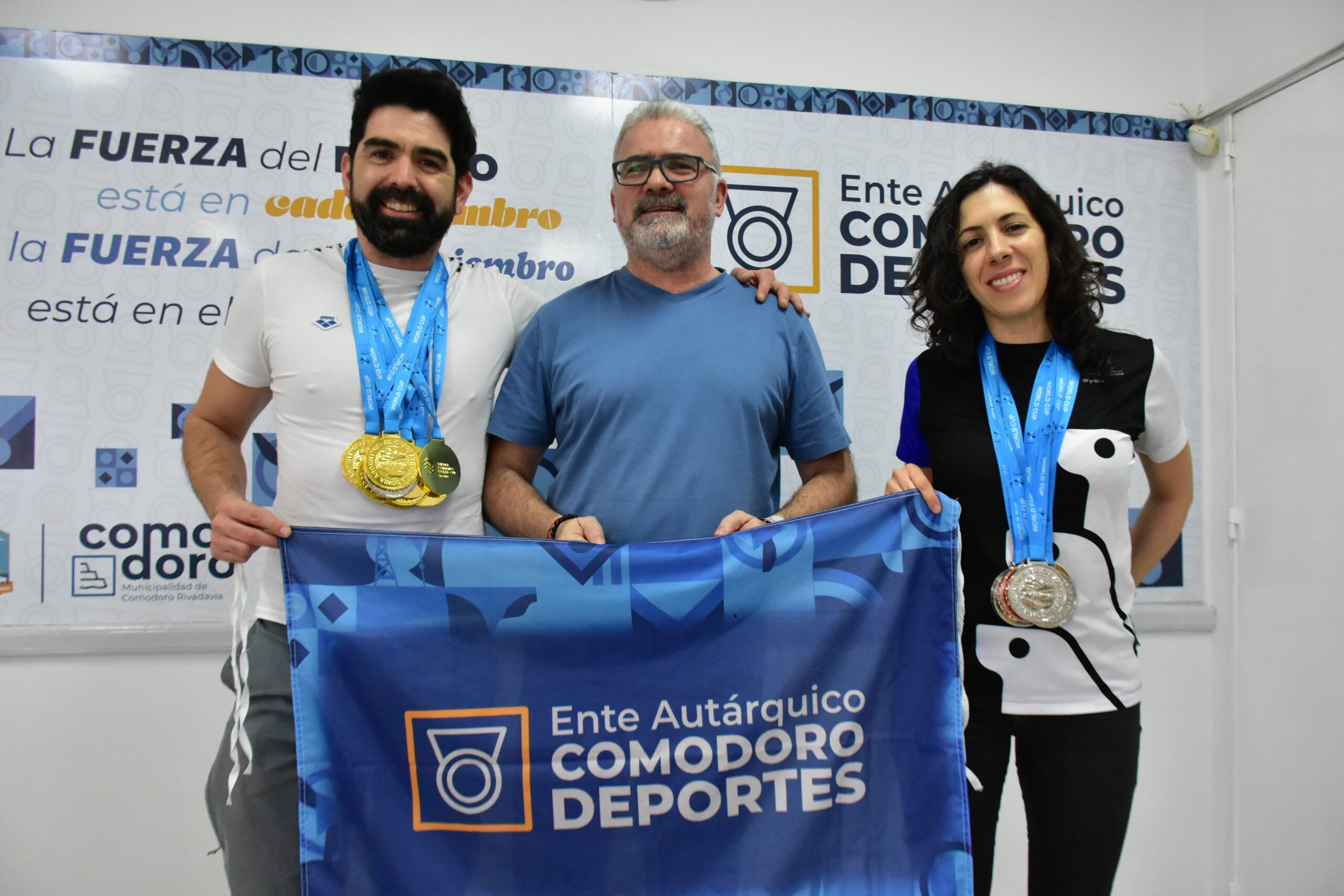 Barrios y Guerreiro, medallas y grandes objetivos en la natación de aguas gélidas