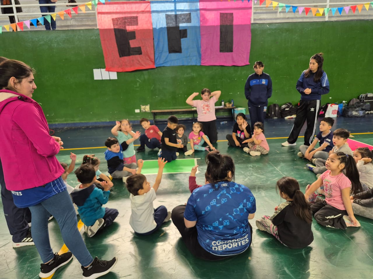 La Educación Física Infantil tuvo su lugar en el Municipal Nº3