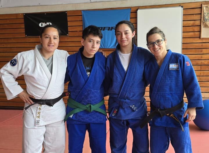 Judocas comodorenses en campus de entrenamiento nacional en el CENARD