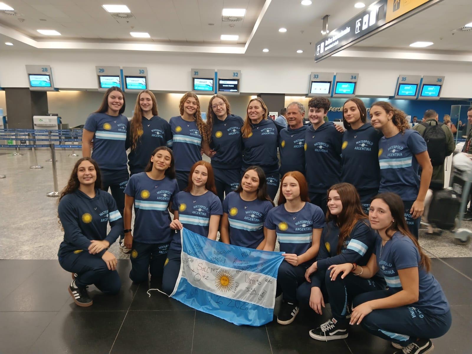 Waterpolo: Josefina Svoboda afronta el Sudamericano U16 con Argentina